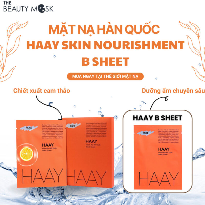 Mặt nạ HAAY Skin Nourishment
