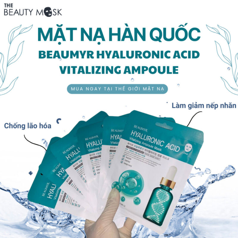 Mặt nạ ngủ Beaumyr Hyaluronic Acid Vitalizing Ampoule Mask