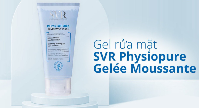 Sửa rửa mặt giúp sáng da sạch sâu SVR Physiopure